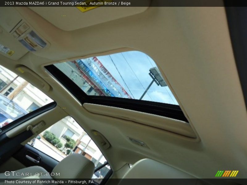 Autumn Bronze / Beige 2013 Mazda MAZDA6 i Grand Touring Sedan