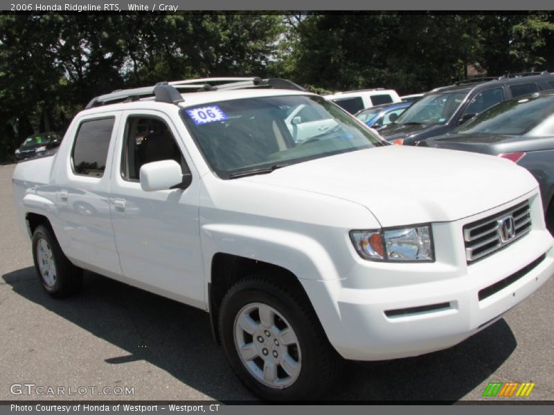 White / Gray 2006 Honda Ridgeline RTS