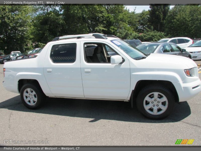 White / Gray 2006 Honda Ridgeline RTS