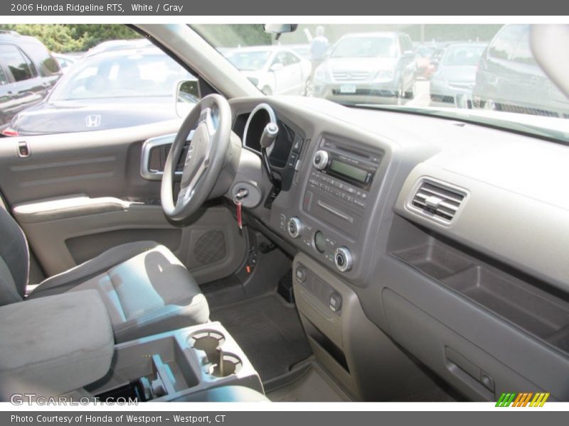 White / Gray 2006 Honda Ridgeline RTS