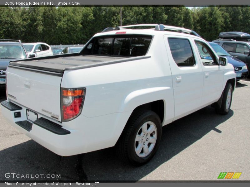 White / Gray 2006 Honda Ridgeline RTS