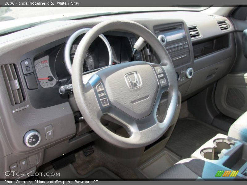 White / Gray 2006 Honda Ridgeline RTS