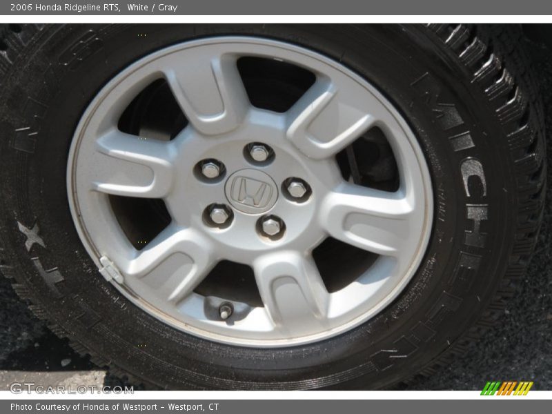 White / Gray 2006 Honda Ridgeline RTS