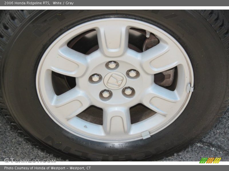 White / Gray 2006 Honda Ridgeline RTS