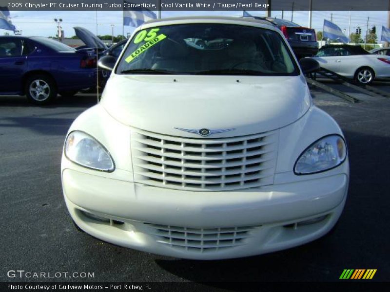 Cool Vanilla White / Taupe/Pearl Beige 2005 Chrysler PT Cruiser Touring Turbo Convertible