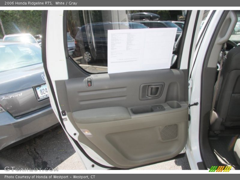 White / Gray 2006 Honda Ridgeline RTS
