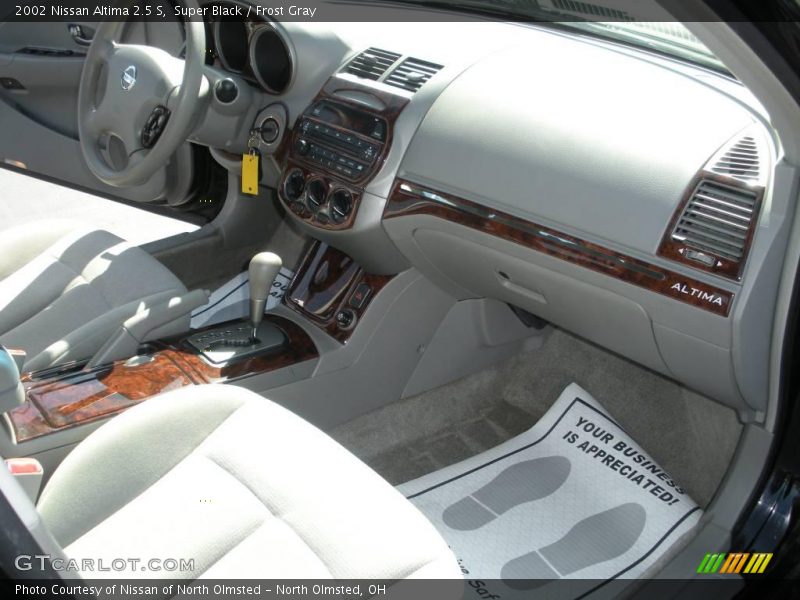 Super Black / Frost Gray 2002 Nissan Altima 2.5 S