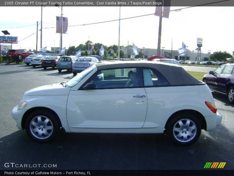 Cool Vanilla White / Taupe/Pearl Beige 2005 Chrysler PT Cruiser Touring Turbo Convertible