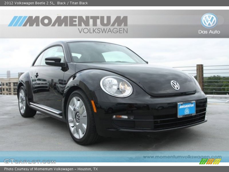 Black / Titan Black 2012 Volkswagen Beetle 2.5L