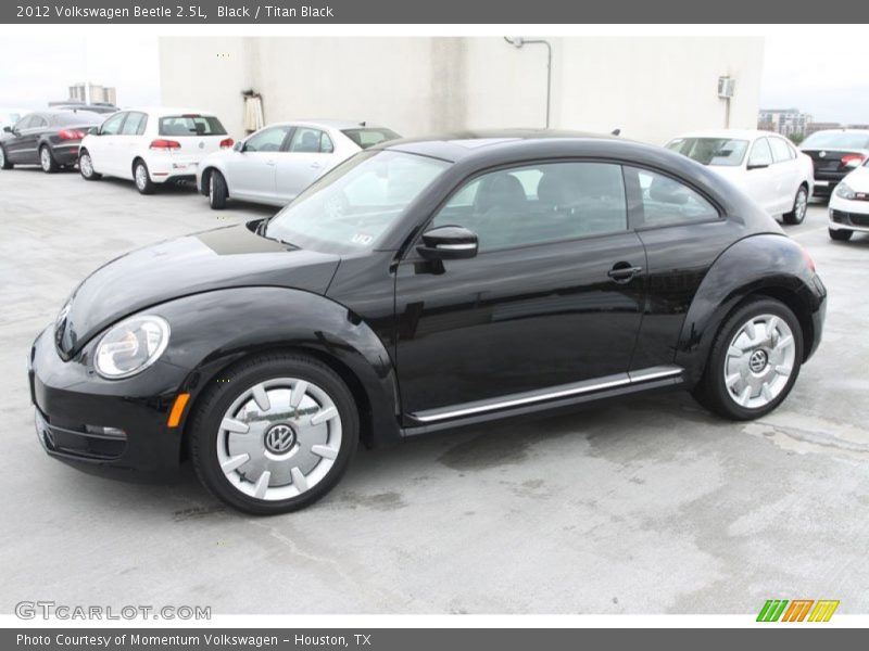 Black / Titan Black 2012 Volkswagen Beetle 2.5L