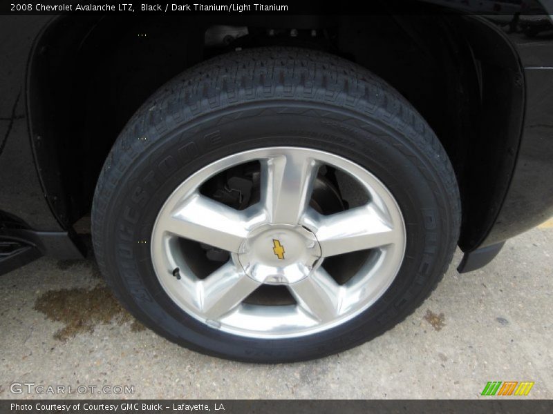 Black / Dark Titanium/Light Titanium 2008 Chevrolet Avalanche LTZ