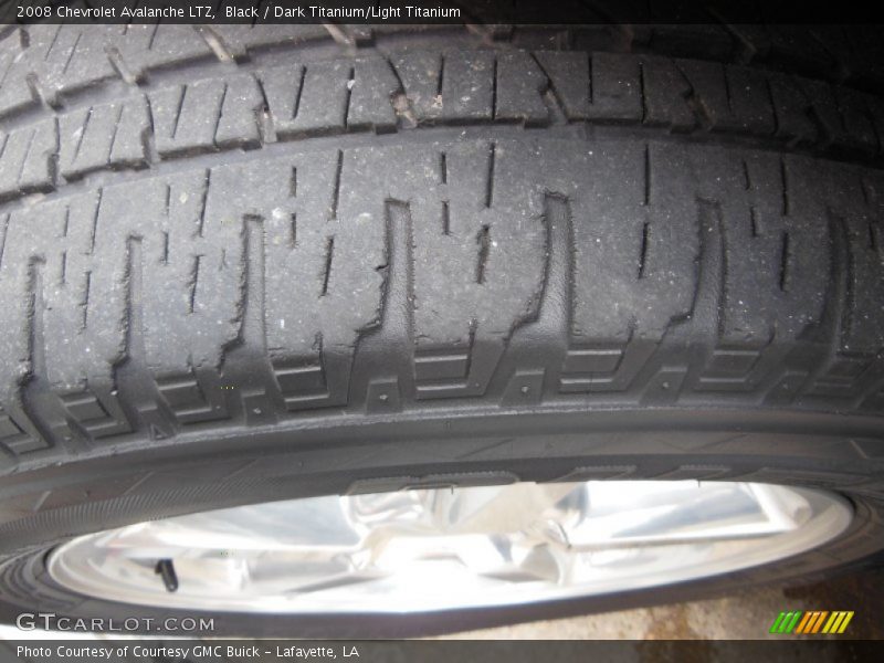 Black / Dark Titanium/Light Titanium 2008 Chevrolet Avalanche LTZ