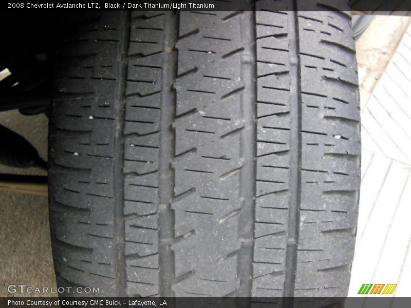 Black / Dark Titanium/Light Titanium 2008 Chevrolet Avalanche LTZ