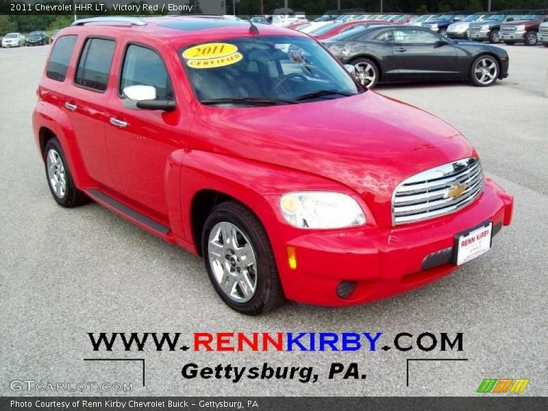 Victory Red / Ebony 2011 Chevrolet HHR LT