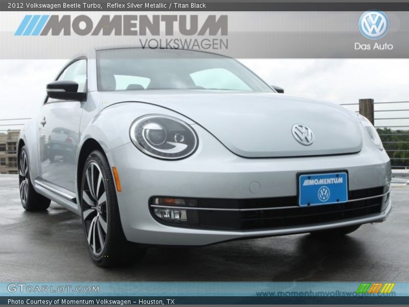 Reflex Silver Metallic / Titan Black 2012 Volkswagen Beetle Turbo