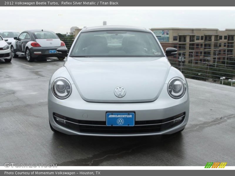 Reflex Silver Metallic / Titan Black 2012 Volkswagen Beetle Turbo