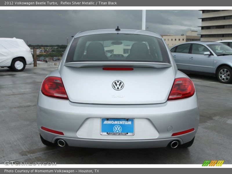 Reflex Silver Metallic / Titan Black 2012 Volkswagen Beetle Turbo