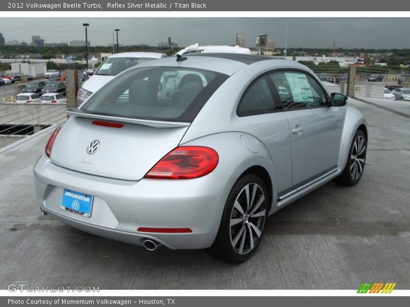 Reflex Silver Metallic / Titan Black 2012 Volkswagen Beetle Turbo