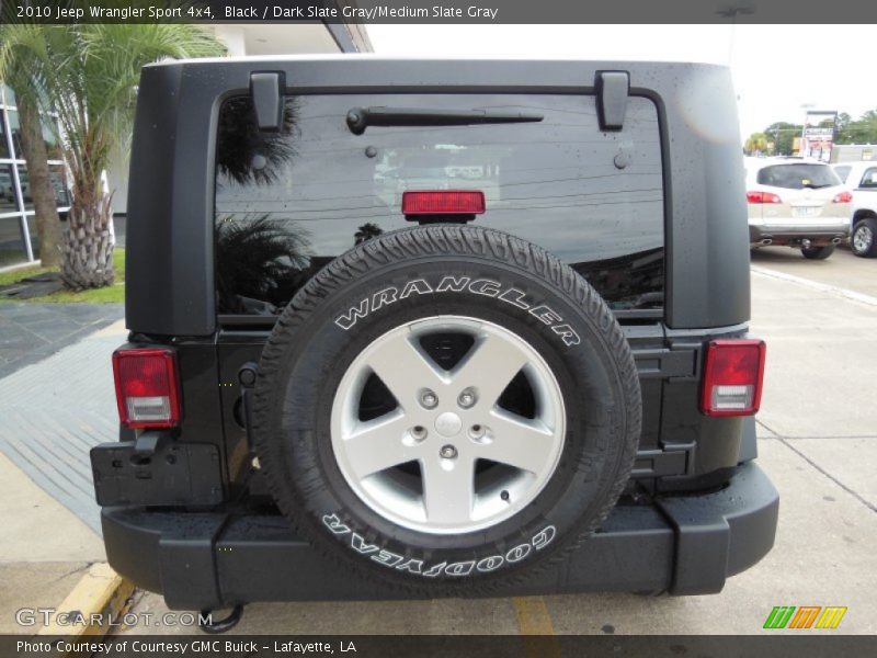 Black / Dark Slate Gray/Medium Slate Gray 2010 Jeep Wrangler Sport 4x4