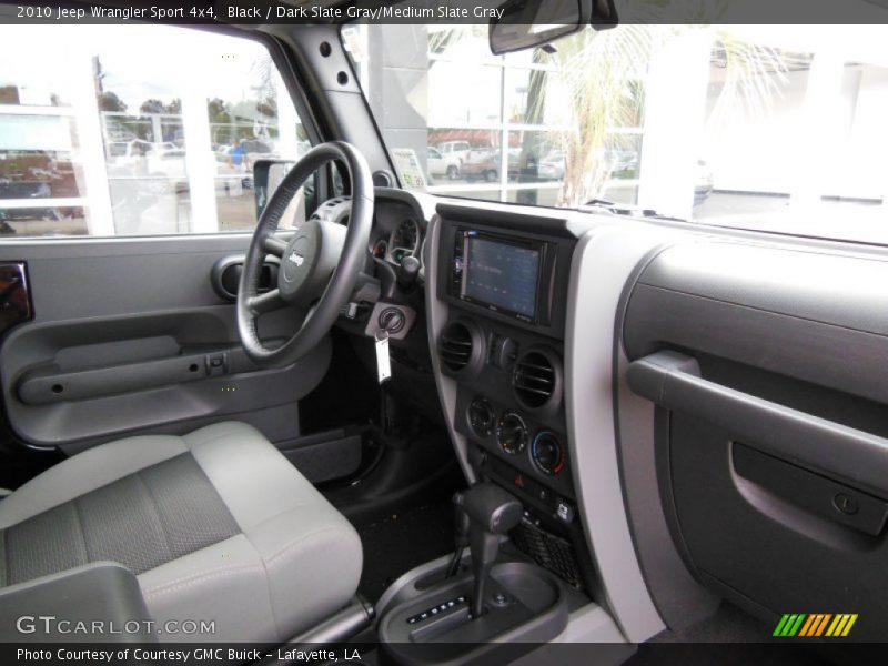 Black / Dark Slate Gray/Medium Slate Gray 2010 Jeep Wrangler Sport 4x4