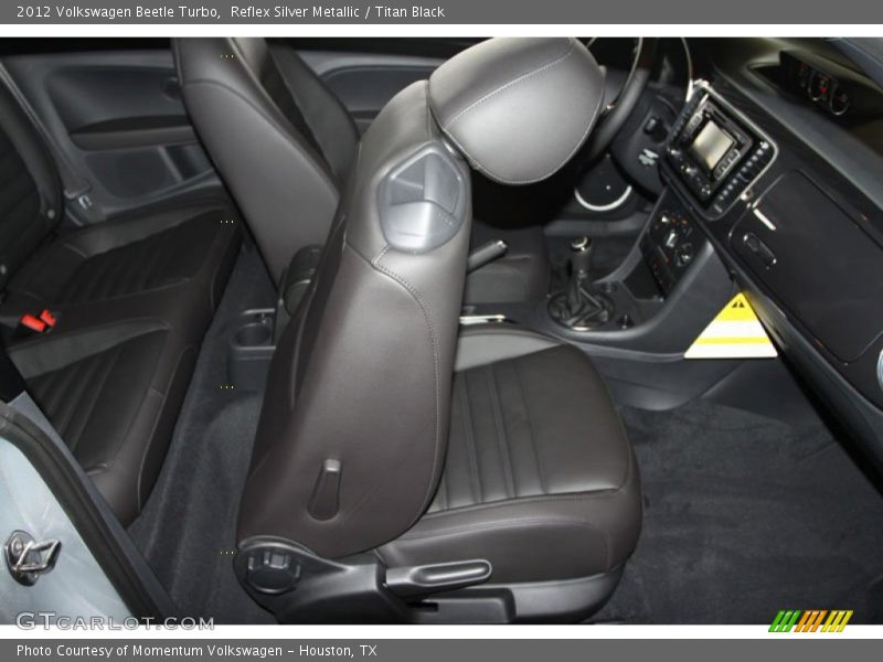 Reflex Silver Metallic / Titan Black 2012 Volkswagen Beetle Turbo