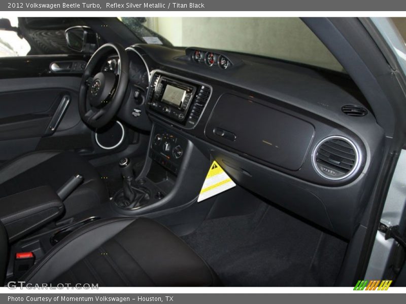 Reflex Silver Metallic / Titan Black 2012 Volkswagen Beetle Turbo