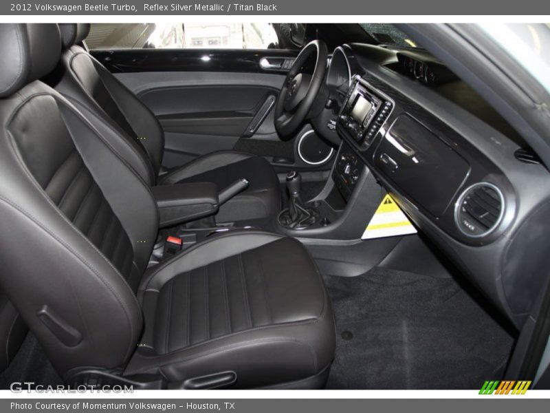 Reflex Silver Metallic / Titan Black 2012 Volkswagen Beetle Turbo