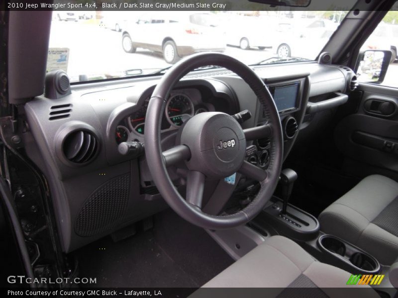 Black / Dark Slate Gray/Medium Slate Gray 2010 Jeep Wrangler Sport 4x4