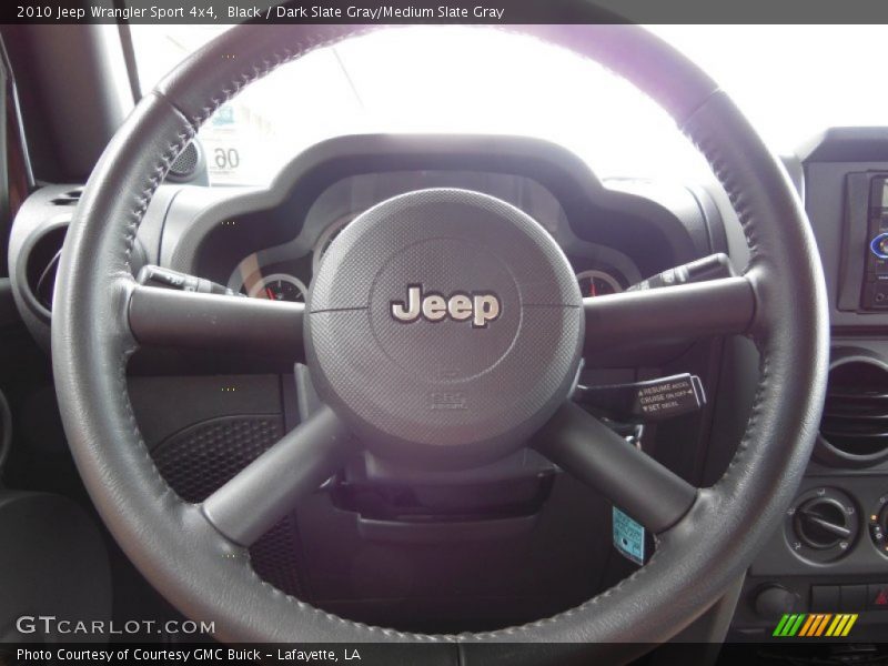 Black / Dark Slate Gray/Medium Slate Gray 2010 Jeep Wrangler Sport 4x4