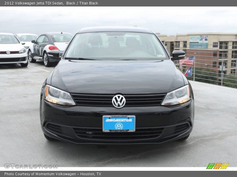 Black / Titan Black 2012 Volkswagen Jetta TDI Sedan