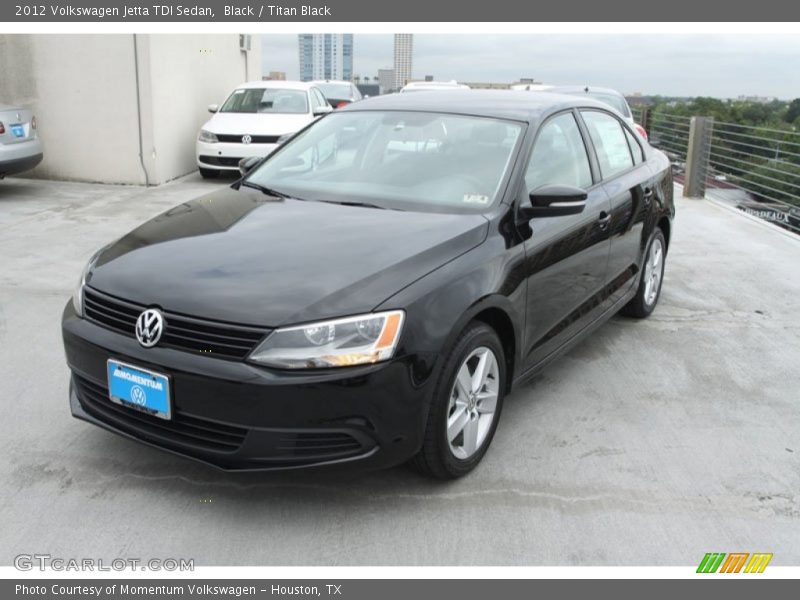 Black / Titan Black 2012 Volkswagen Jetta TDI Sedan