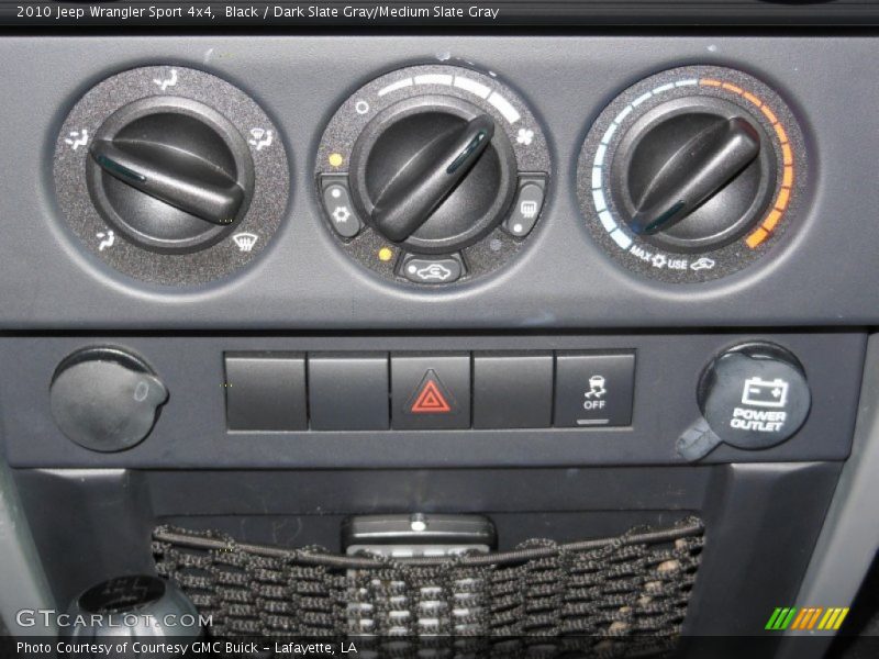 Black / Dark Slate Gray/Medium Slate Gray 2010 Jeep Wrangler Sport 4x4