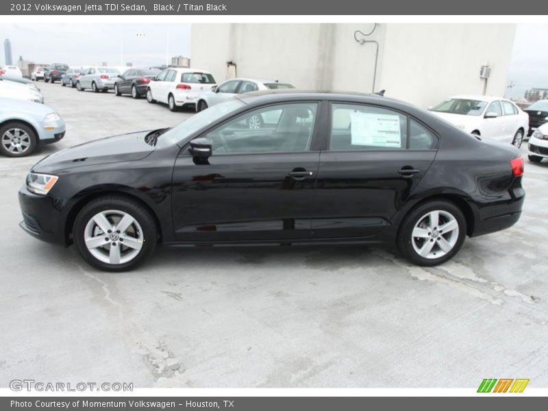 Black / Titan Black 2012 Volkswagen Jetta TDI Sedan