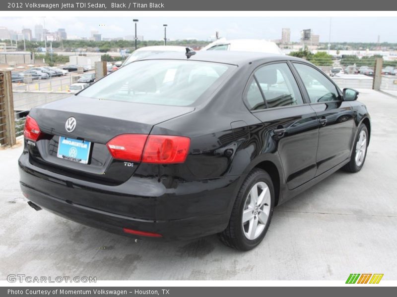 Black / Titan Black 2012 Volkswagen Jetta TDI Sedan