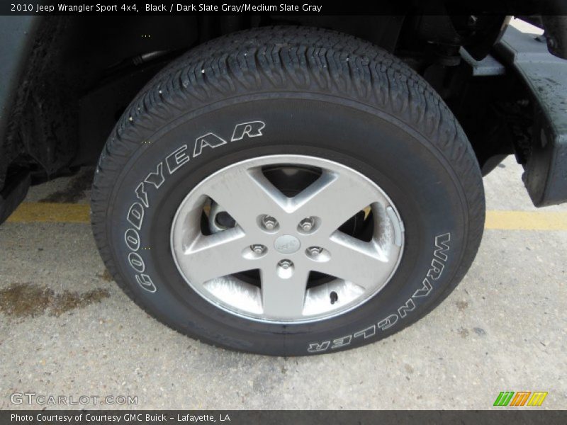 Black / Dark Slate Gray/Medium Slate Gray 2010 Jeep Wrangler Sport 4x4