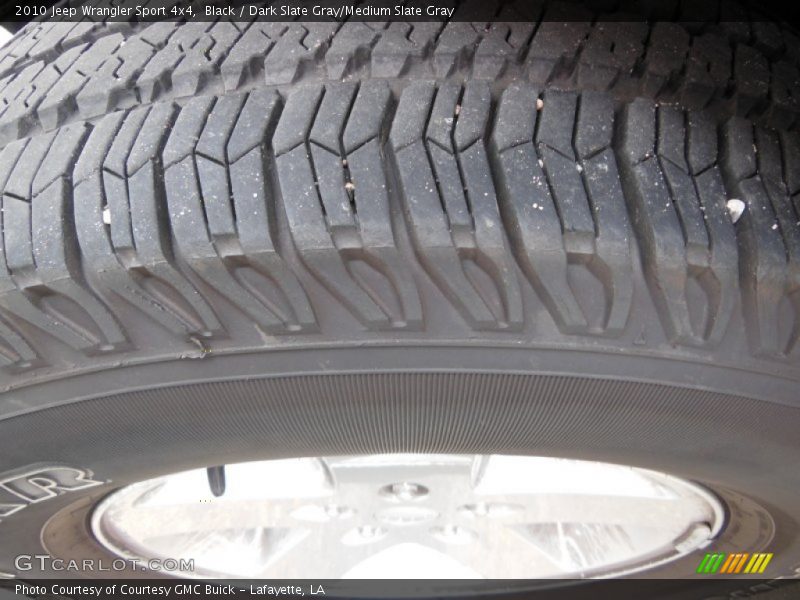 Black / Dark Slate Gray/Medium Slate Gray 2010 Jeep Wrangler Sport 4x4