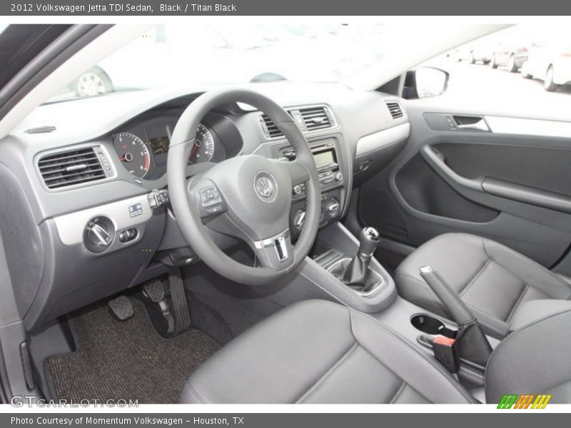 Black / Titan Black 2012 Volkswagen Jetta TDI Sedan