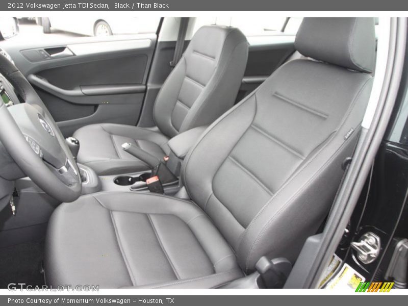 Black / Titan Black 2012 Volkswagen Jetta TDI Sedan