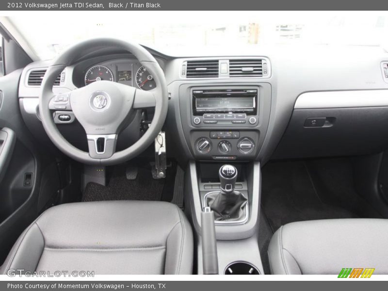 Black / Titan Black 2012 Volkswagen Jetta TDI Sedan