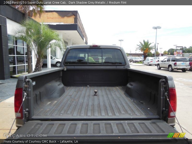 Dark Shadow Grey Metallic / Medium Flint 2002 Ford F250 Super Duty Lariat Crew Cab