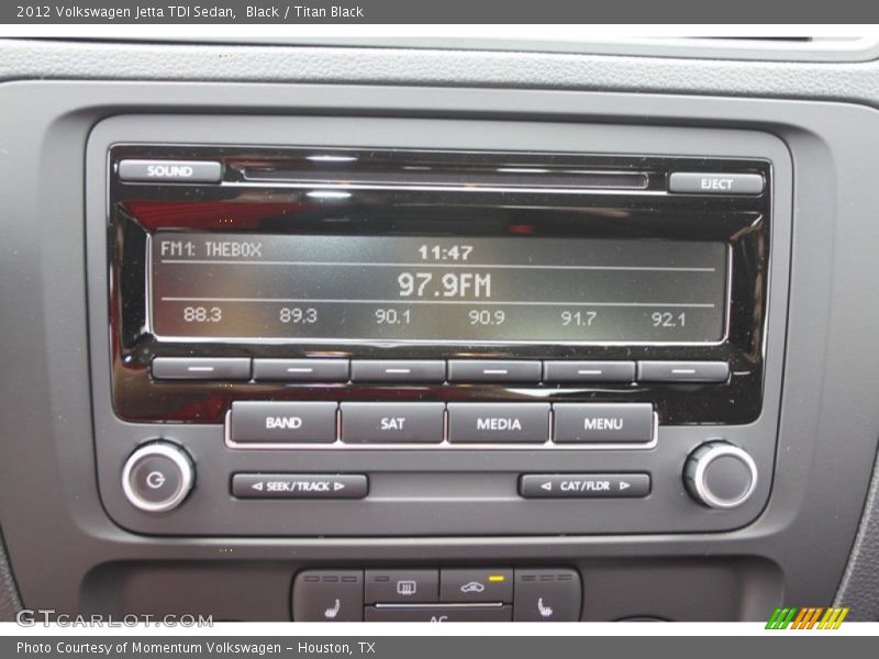 Black / Titan Black 2012 Volkswagen Jetta TDI Sedan