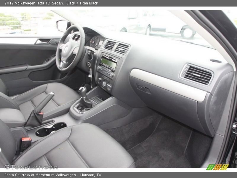Black / Titan Black 2012 Volkswagen Jetta TDI Sedan