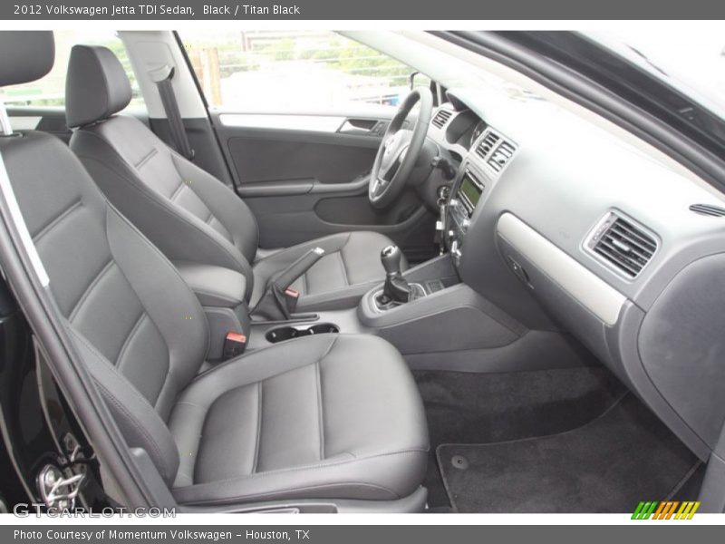 Black / Titan Black 2012 Volkswagen Jetta TDI Sedan