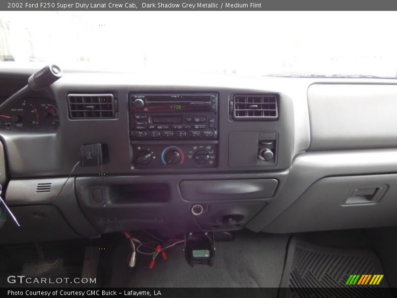 Dark Shadow Grey Metallic / Medium Flint 2002 Ford F250 Super Duty Lariat Crew Cab