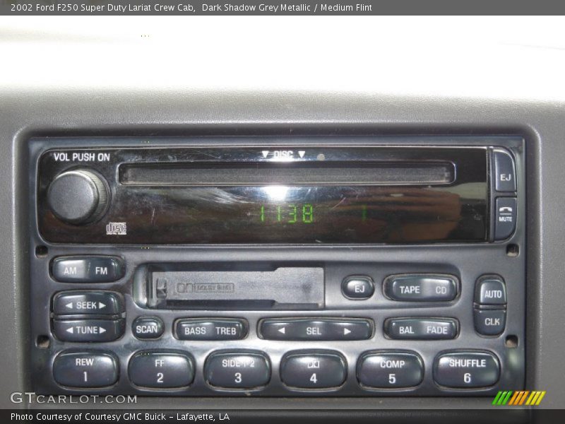 Dark Shadow Grey Metallic / Medium Flint 2002 Ford F250 Super Duty Lariat Crew Cab