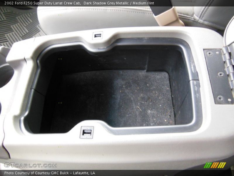 Dark Shadow Grey Metallic / Medium Flint 2002 Ford F250 Super Duty Lariat Crew Cab