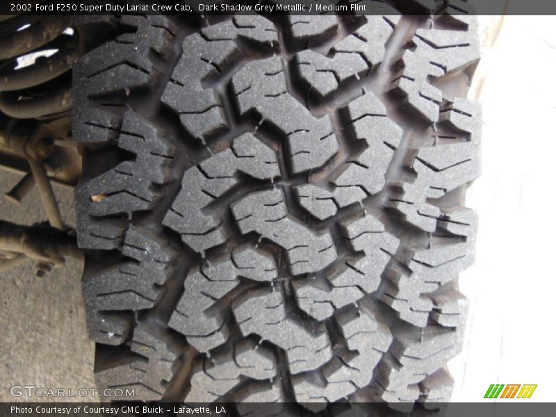 Dark Shadow Grey Metallic / Medium Flint 2002 Ford F250 Super Duty Lariat Crew Cab