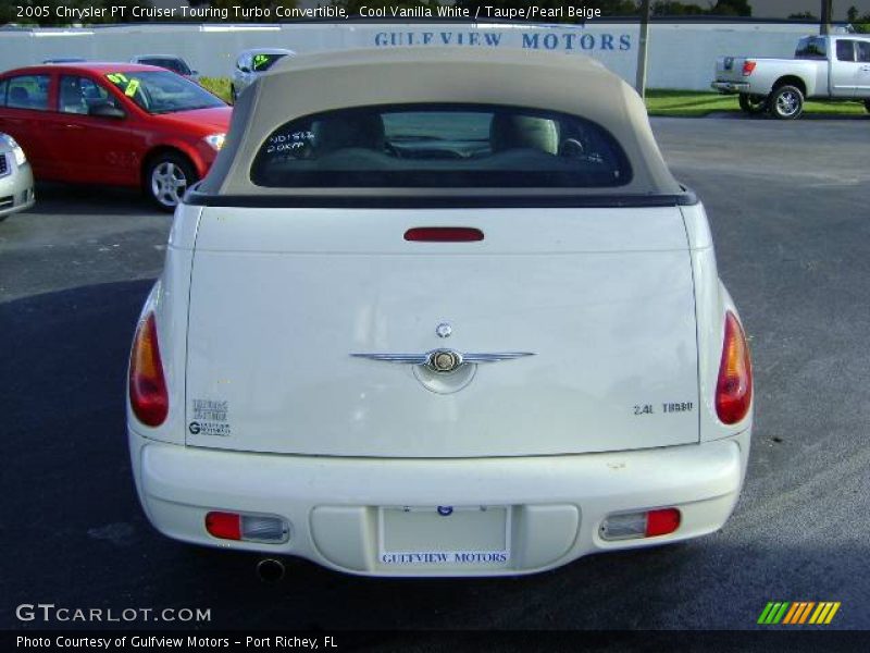 Cool Vanilla White / Taupe/Pearl Beige 2005 Chrysler PT Cruiser Touring Turbo Convertible