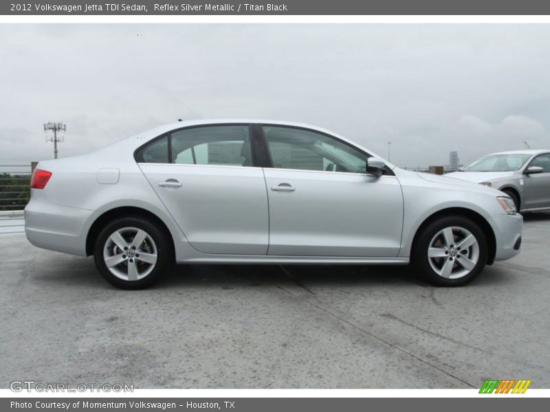 Reflex Silver Metallic / Titan Black 2012 Volkswagen Jetta TDI Sedan