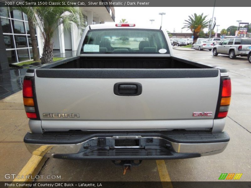 Silver Birch Metallic / Dark Pewter 2007 GMC Sierra 1500 Classic SL Crew Cab